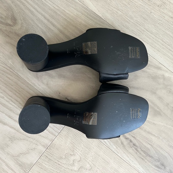 LPA Black Ruffled Mules - Picture 4 of 4